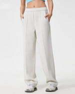 Casual Wide Pants Bianco - Notorious