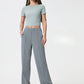 Casual Wide Pants Grigio - Notorious