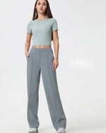 Casual Wide Pants Grigio - Notorious