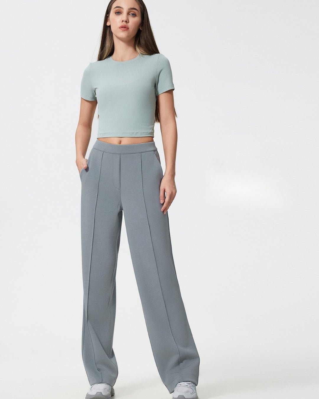 Casual Wide Pants Grigio - Notorious