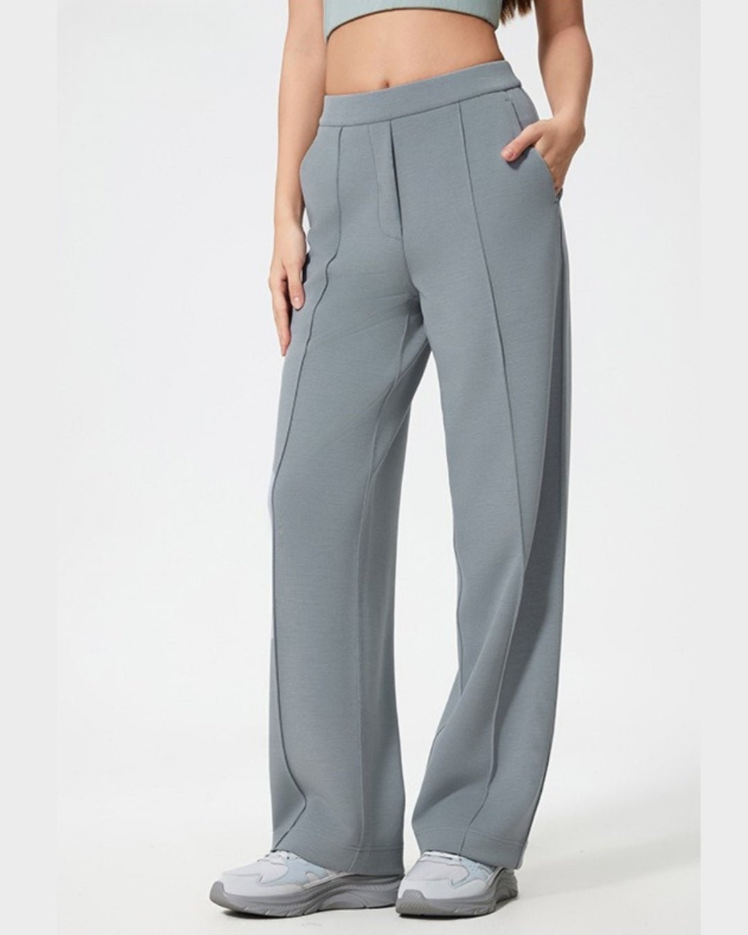 Casual Wide Pants Grigio - Notorious