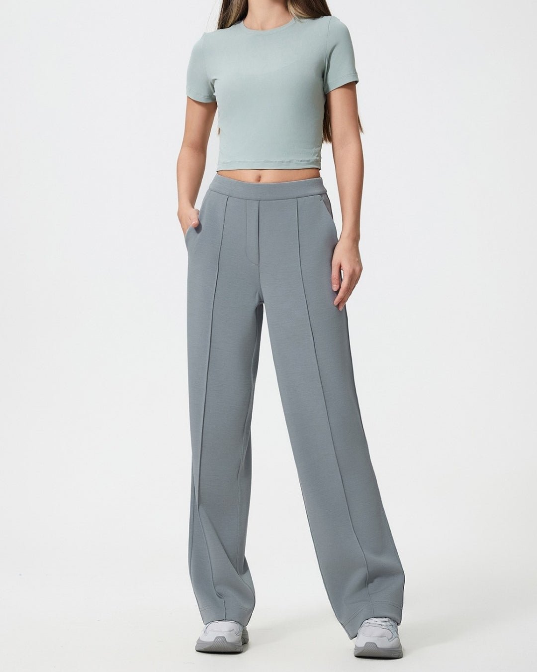 Casual Wide Pants Grigio - Notorious