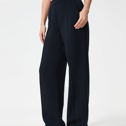 Casual Wide Pants Nero - Notorious