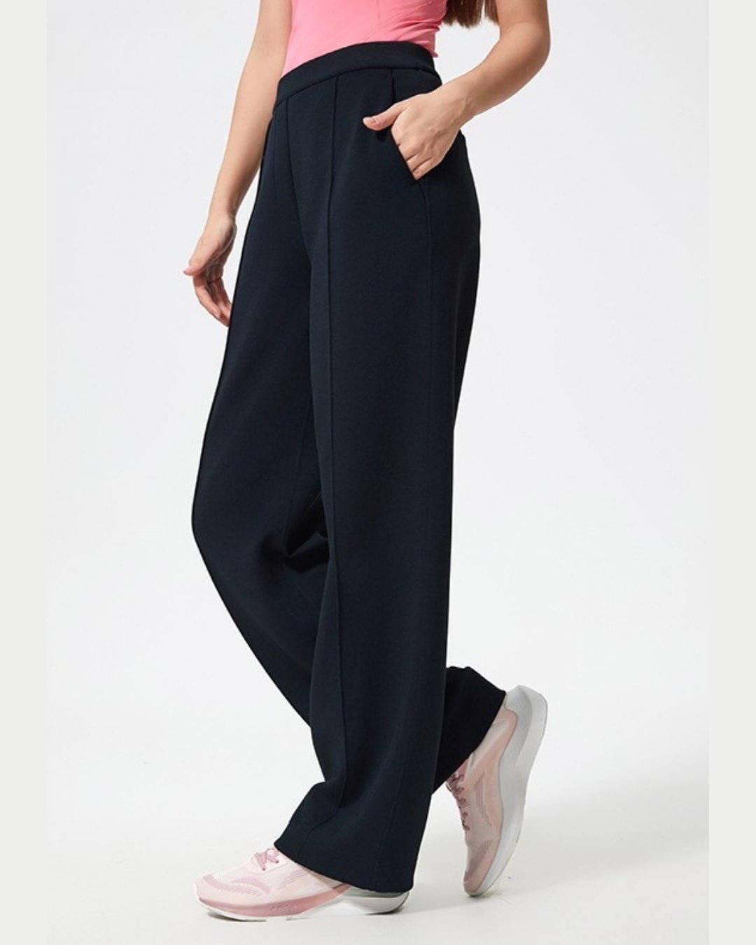 Casual Wide Pants Nero - Notorious