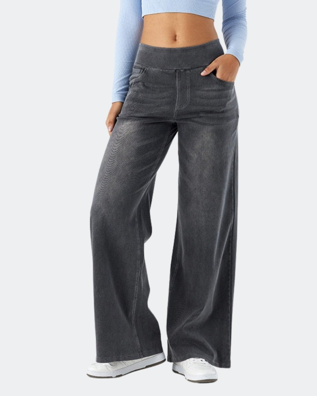 Easy Fit Jeans Grigio Scuro - Notorious