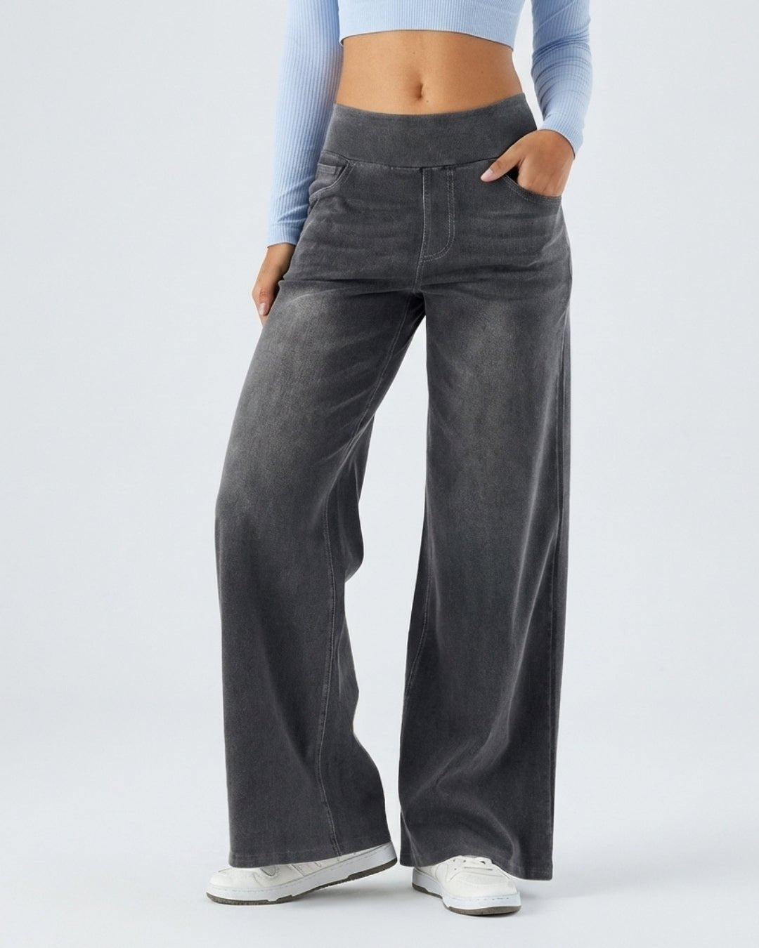 Easy Fit Jeans Grigio Scuro - Notorious