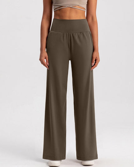 High Waist Straight Pants - Notorious