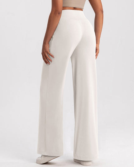 High Waist Straight Pants - Notorious