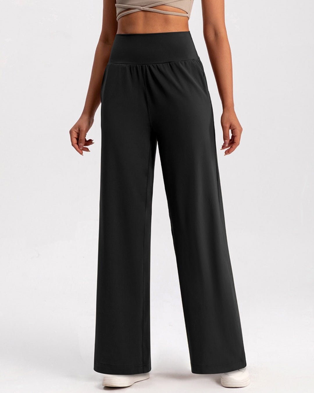 High Waist Straight Pants - Notorious