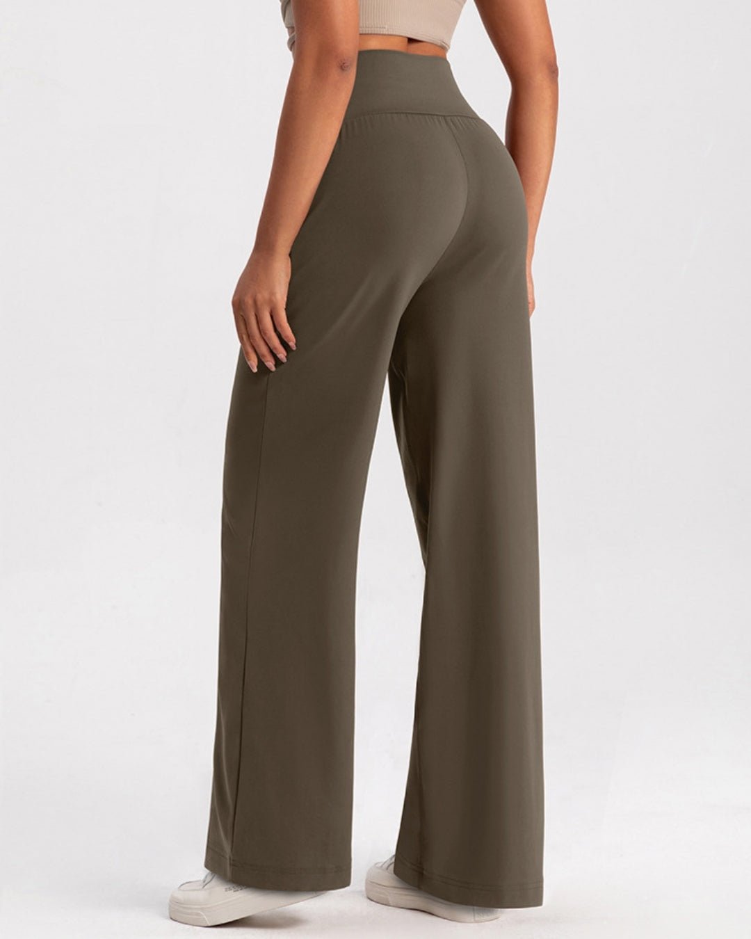 High Waist Straight Pants - Notorious
