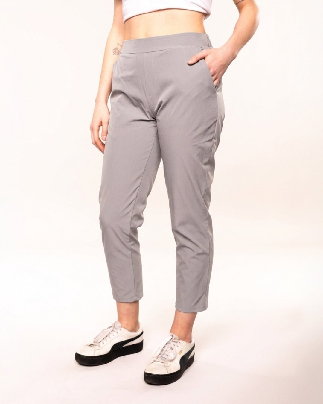 Slim Fit Comfort Pants Grigio - Notorious