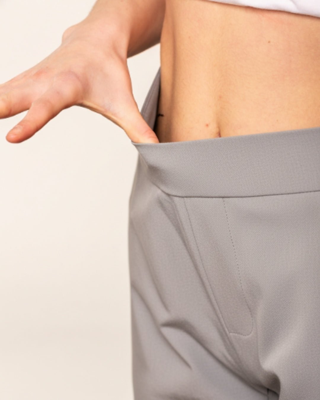 Slim Fit Comfort Pants Grigio - Notorious