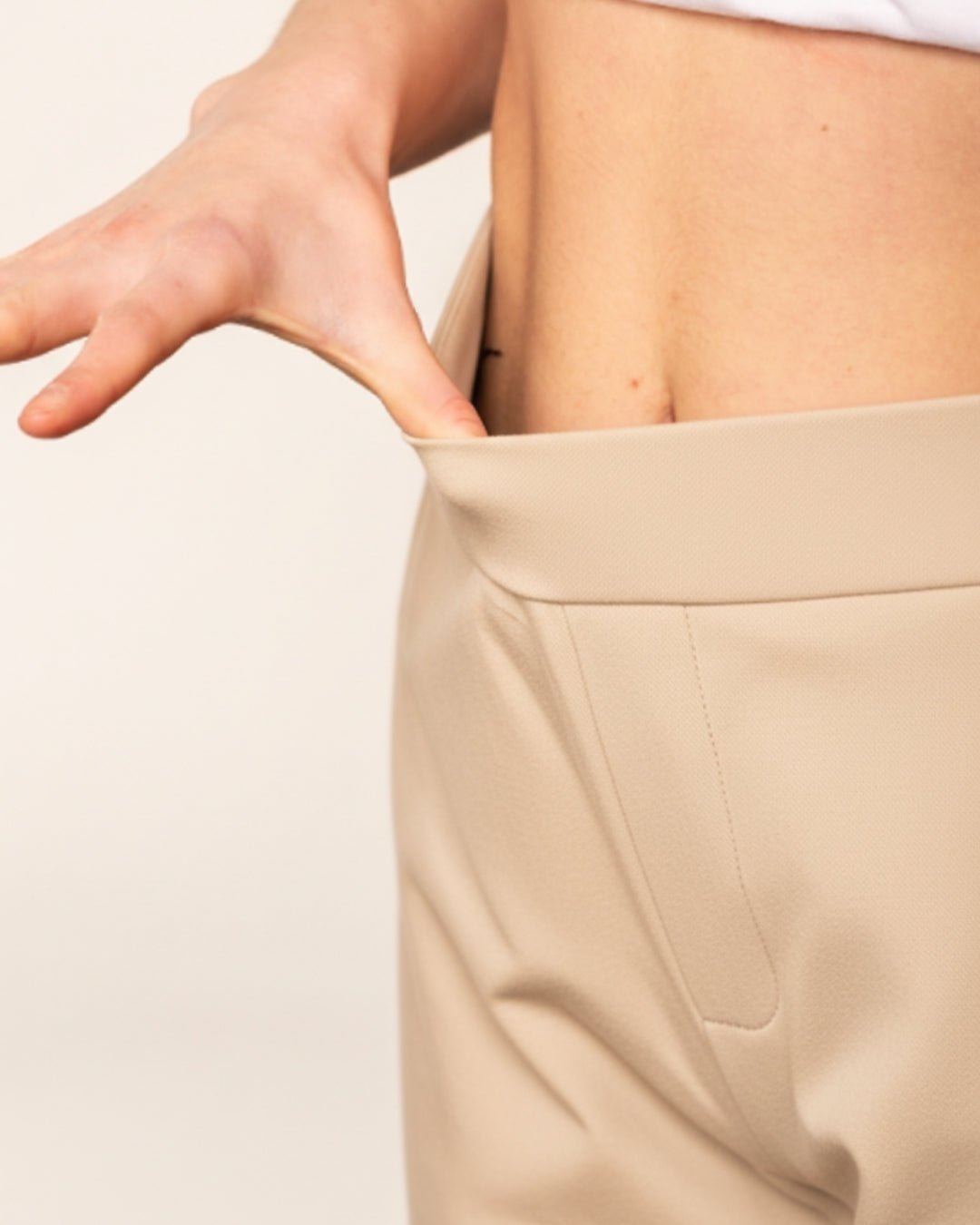 Slim Fit Comfort Pants Khaki - Notorious