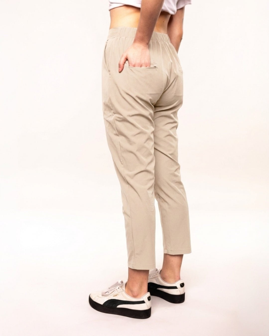 Slim Fit Comfort Pants Khaki - Notorious