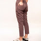 Slim Fit Comfort Pants Marrone Malva - Notorious