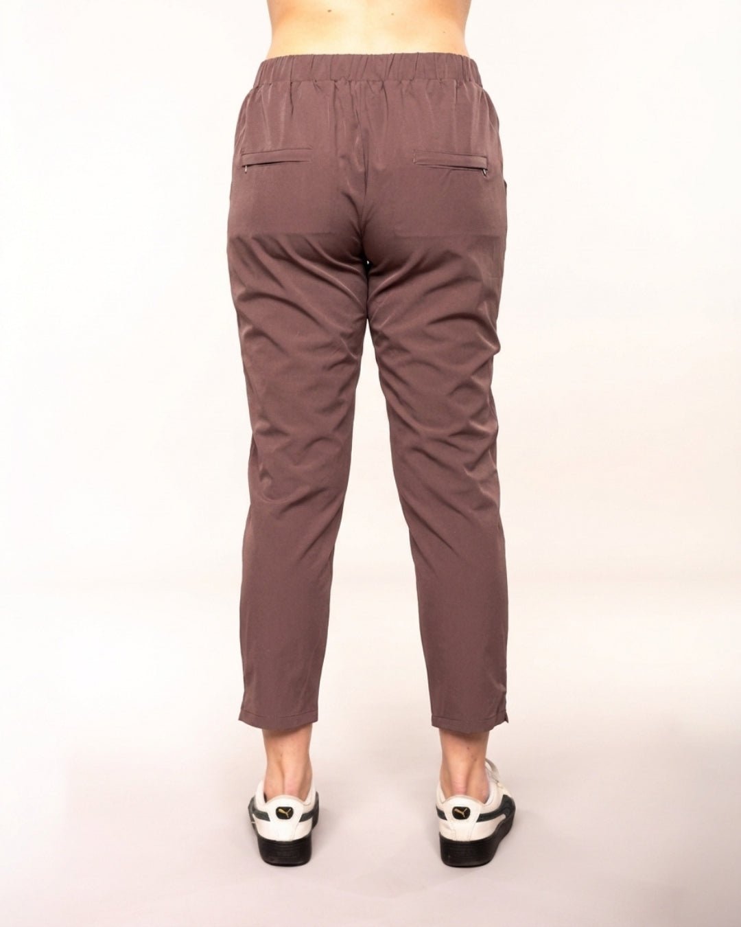 Slim Fit Comfort Pants Marrone Malva - Notorious