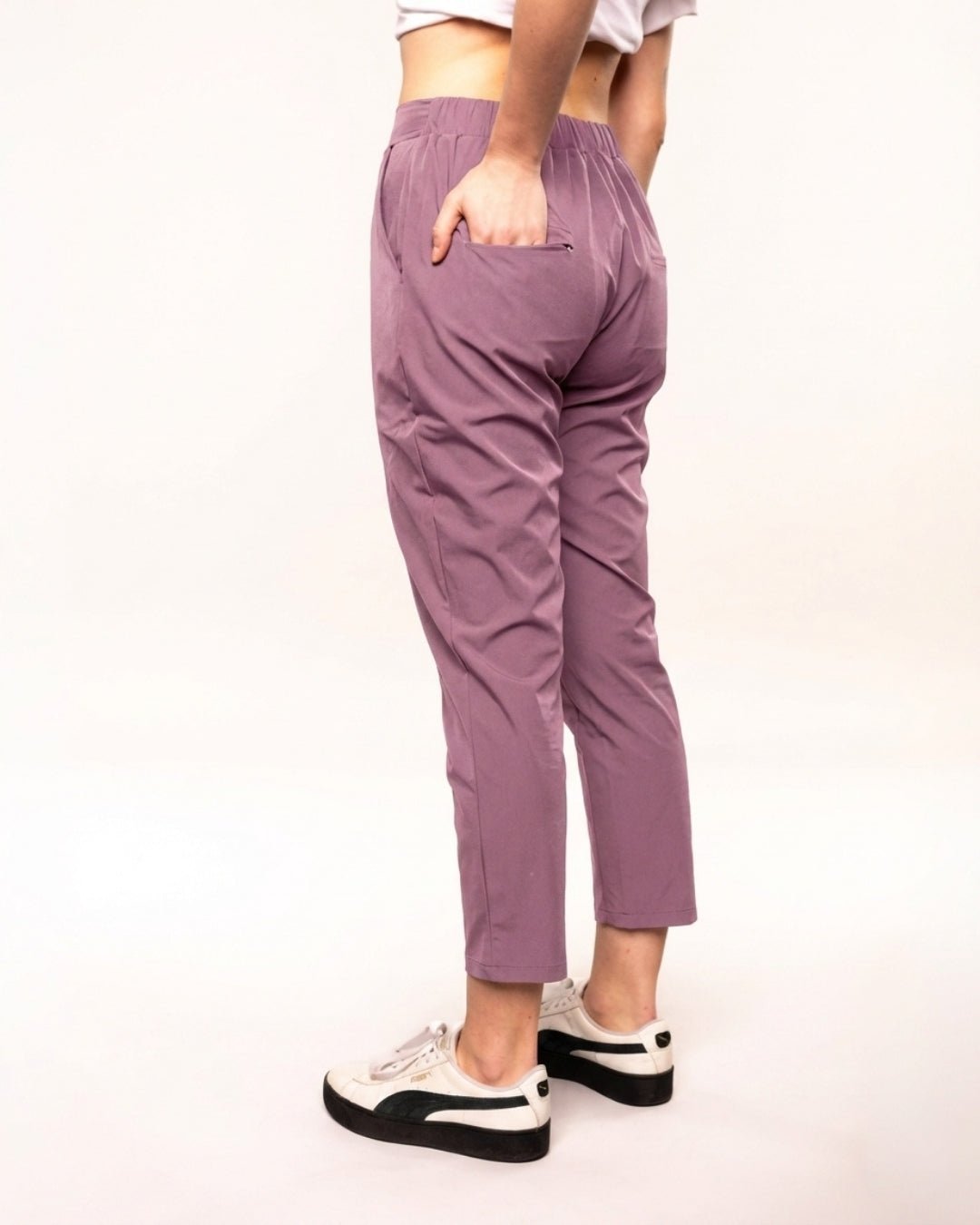 Slim Fit Comfort Pants Prugna Intensa - Notorious