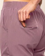Slim Fit Comfort Pants Prugna Intensa - Notorious