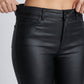 Slim Fit Leather Pants Nero - Notorious
