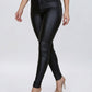 Slim Fit Leather Pants Nero - Notorious
