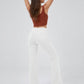 V - Waist Jeans Bianco - Notorious