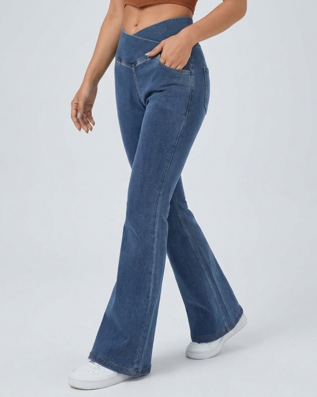 V - Waist Jeans Blu - Notorious