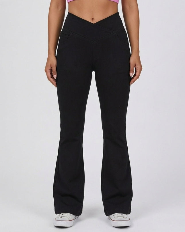 V - Waist Jeans Nero - Notorious