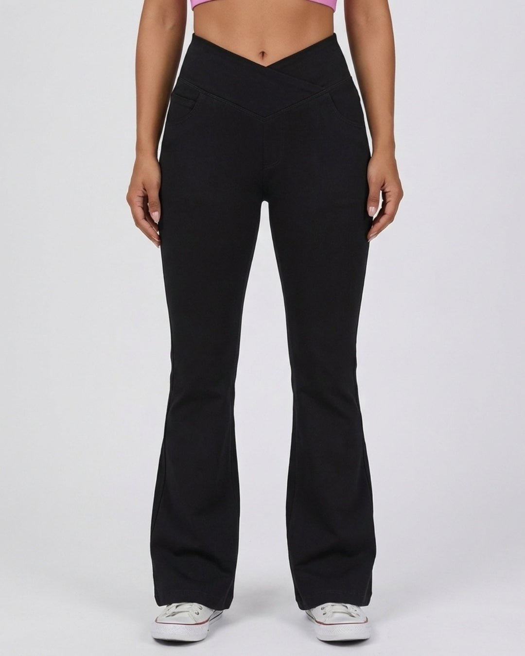 V - Waist Jeans Nero - Notorious