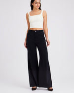 Wide Fade Jeans Nero - Notorious