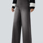 Wide Leg Casual Jeans Grigio Scuro - Notorious